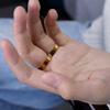 Men's Personality Ring, Disco Accessory Double Finger Alloy Ring Fashionable Stylish Hand Jewelry