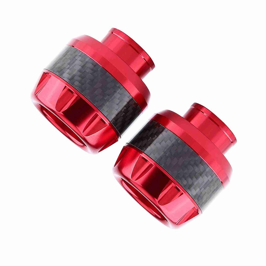 1 Pair of Carbon Fiber Motorcycle Front Fork Frame Sliders Crash Protection