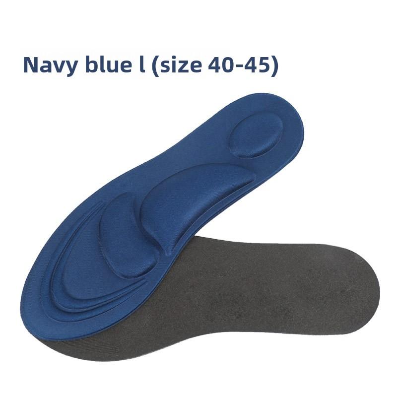 Arch Support Sponge Insole Running Sports Sweat Absorption Breathable Soft Flat Foot Arch Correction Can Be Cut Full Pad