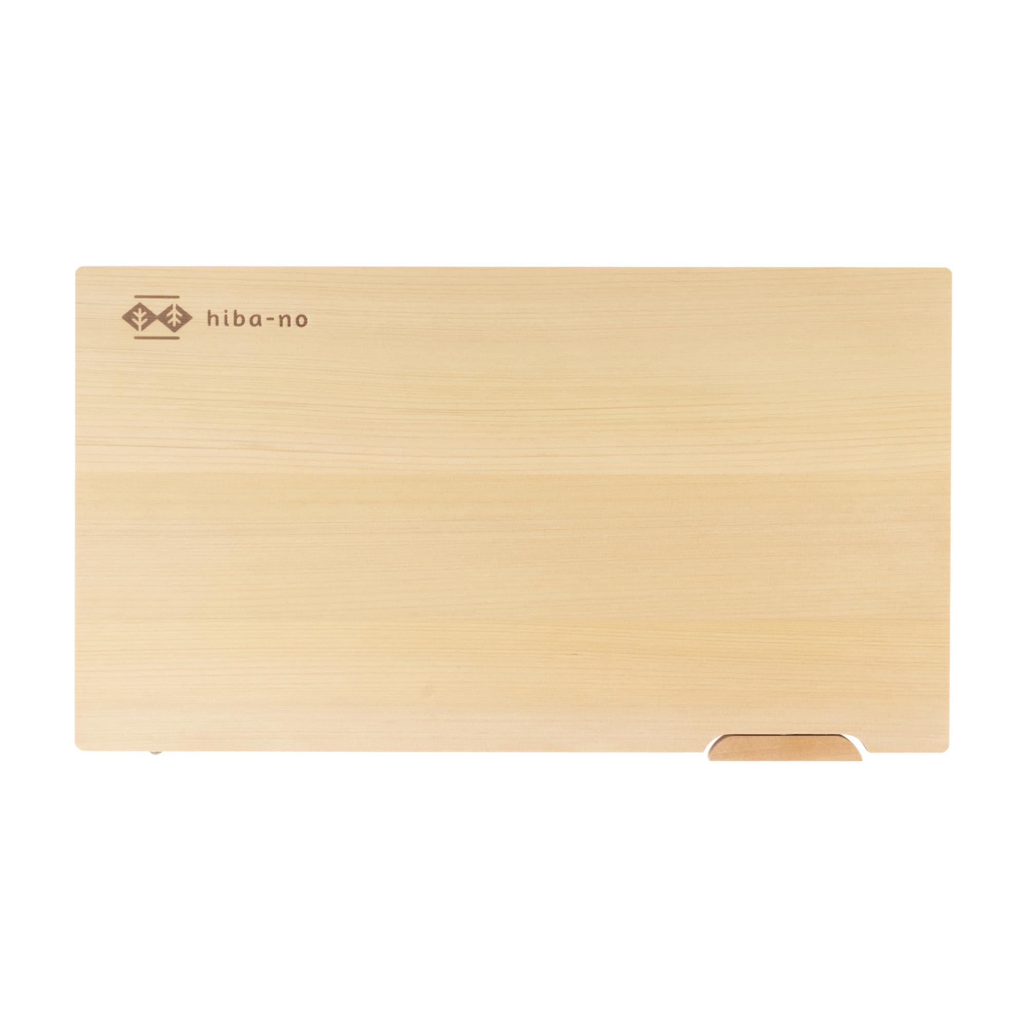 

Umezawa Woodcraft Co., Ltd. Aomori Hiba Cutting Board with Stand, 36 x 20 x 1.5 cm