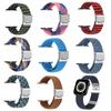 Adjustable Braided Watch Bands for Apple Watch Series Ultra 9 8 7 Folding Clasp Nylon Strap for IWatch 4 5 6 38 40 42 44 41 45 49mm Bracelet