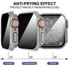 Metall Glas+Hülle Für Apple Watch 9 8 7 6 5 4 Serie Displayschutz Ändern zu Ultra i watch 45mm 44 41 40mm Schutz der Privatsphäre