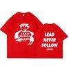 Rapper Chief Keef Lead Never Follow Leaders T Shirt Unisex Women Hip Hop Vintage Tshirt  Cotton Casual Soft Oversized Tshirts