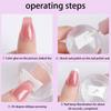 Silicone Nail Stamper Scraper Templates With Cap Clear Jelly Silicone Head Nail Stamp Scraper Stamping Polish Print Diy