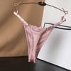 G Strings Brocade Briefs Women Transparent Romantic T Panties T-Back Sheer Satin Bow Thong  Ladies
