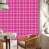 Pink Purple Checkered Wallpaper for Living Room and Bedroom 50x1000
