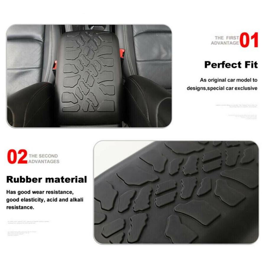 For 2018-2020 Jeep Wrangler JL Gladiator JT Center Console Lid Armrest Cover Pad