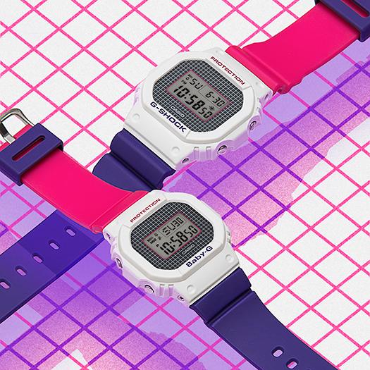 Casio Baby-G Women's Resin 200M Water Resistant Shock Resistant Alarm Quartz Watch BGD-560THB-7