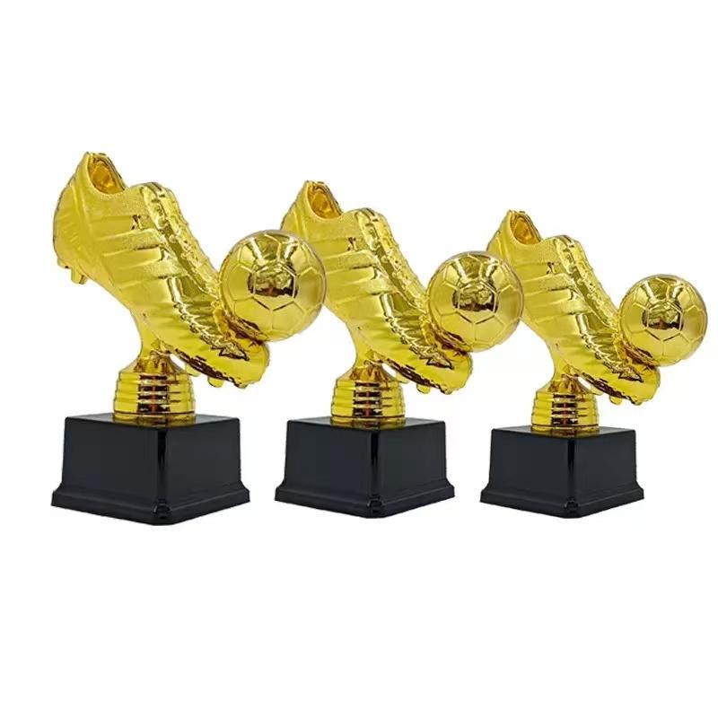 Golden Boot Golden Globe Award Plastic Trophy Football Trophy Plastic Crafts Gift Souvenir Zinc Alloy Trophy Medal