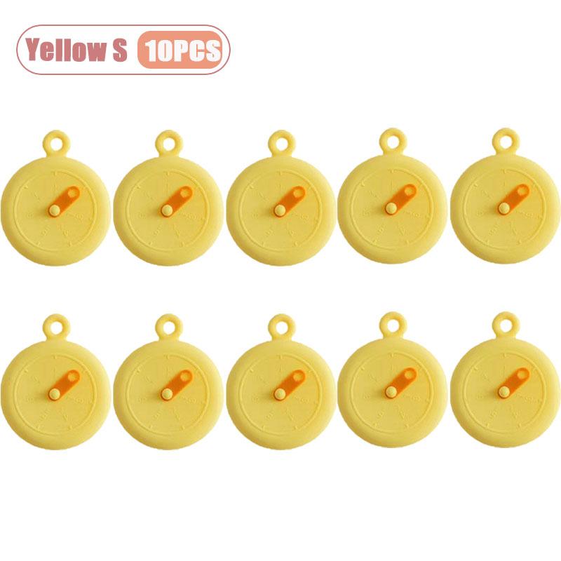 Food Cover Set Bowl Lids Heat Resistant Round Refrigerator Leftovers Universal Sealing Lids Reusable Kitchen Covers