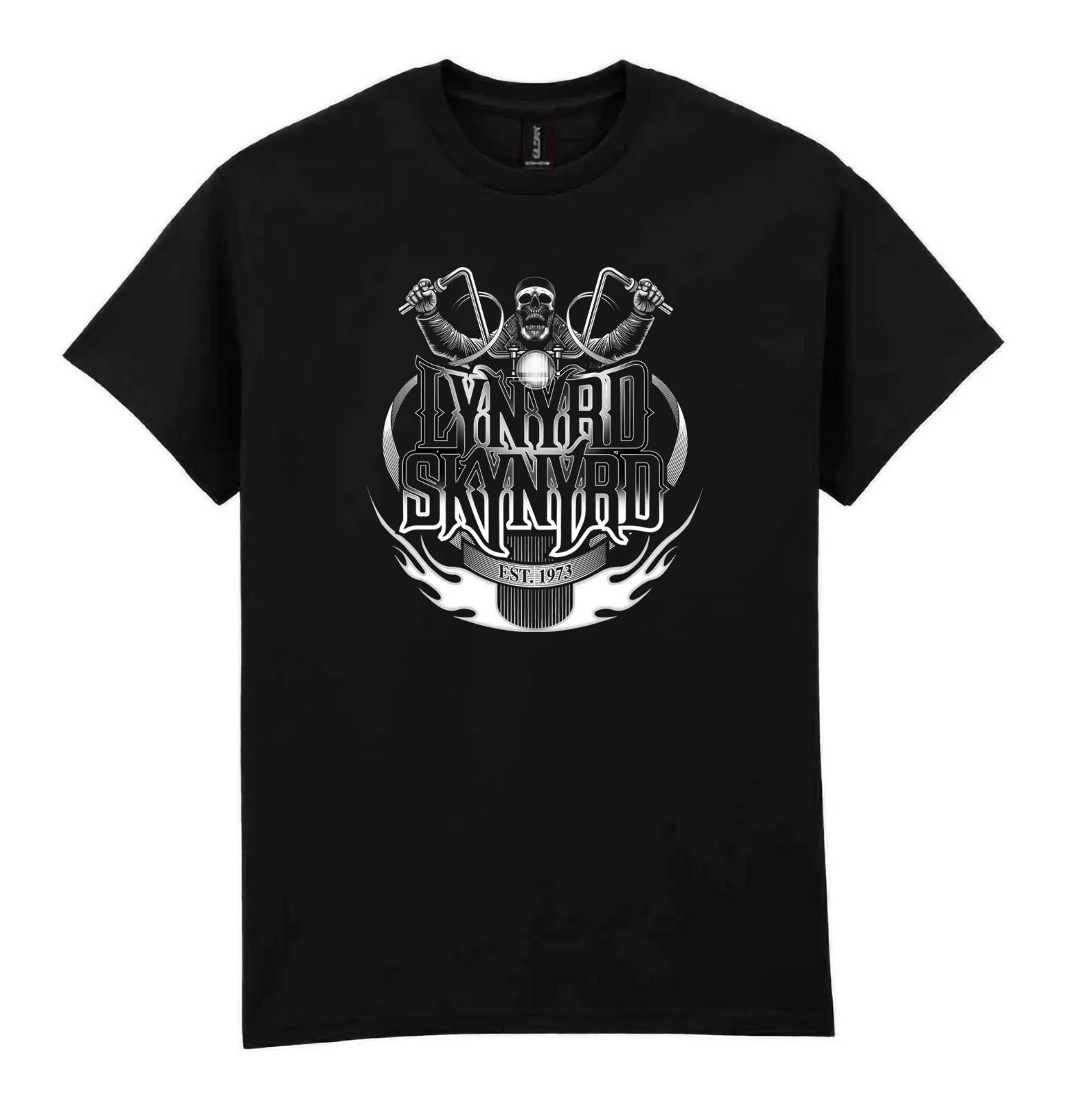 Lynyrd Skynyrd Black T-Shirt - ultra cotton - Southern Rock band gift for him 4XL