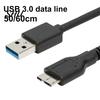 USB 3.0 A Male To Micro B Data Sync Adapter Cable for Mobile Hard Disk SSD