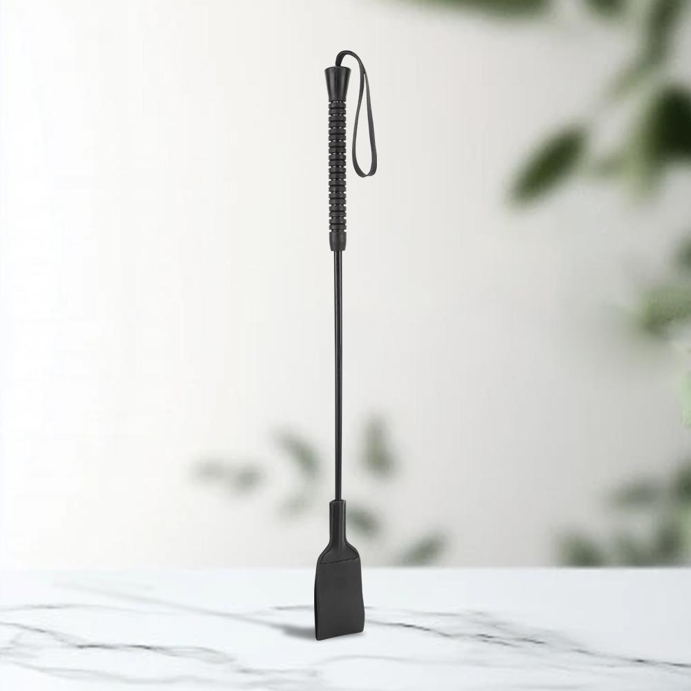 21Inch Riding Crop with Handle Equestrian Training Horse Whip PU Leather Outdoor Portable Pointer for Equestrian Sports