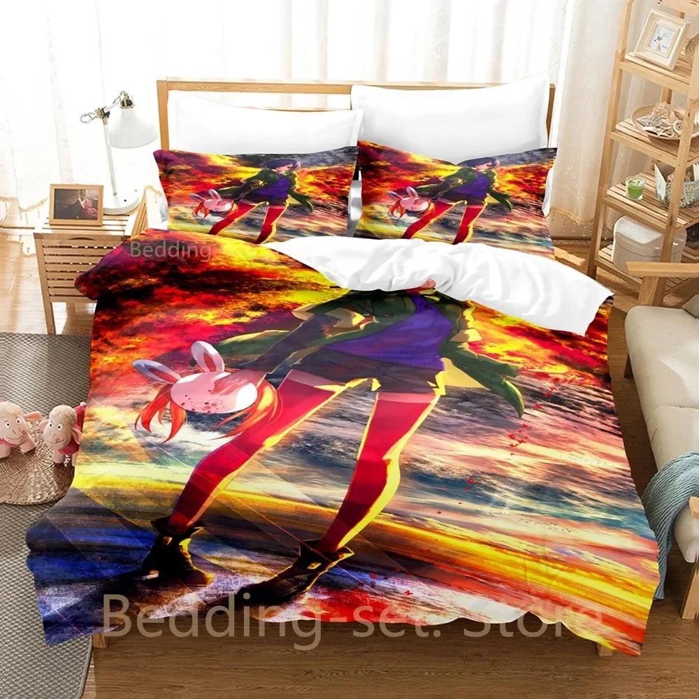 Tokyo Ghoul Touka Kirishima Bedding Set Single Twin Full Queen King Size Bed Set Adult Kid Bedroom Duvetcover Sets Anime