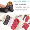 Winter Thermal Tourmaline Energy Socks Self Heating Massage Mid Calf Socks for Men and Women Breathable Anti Slip Warm