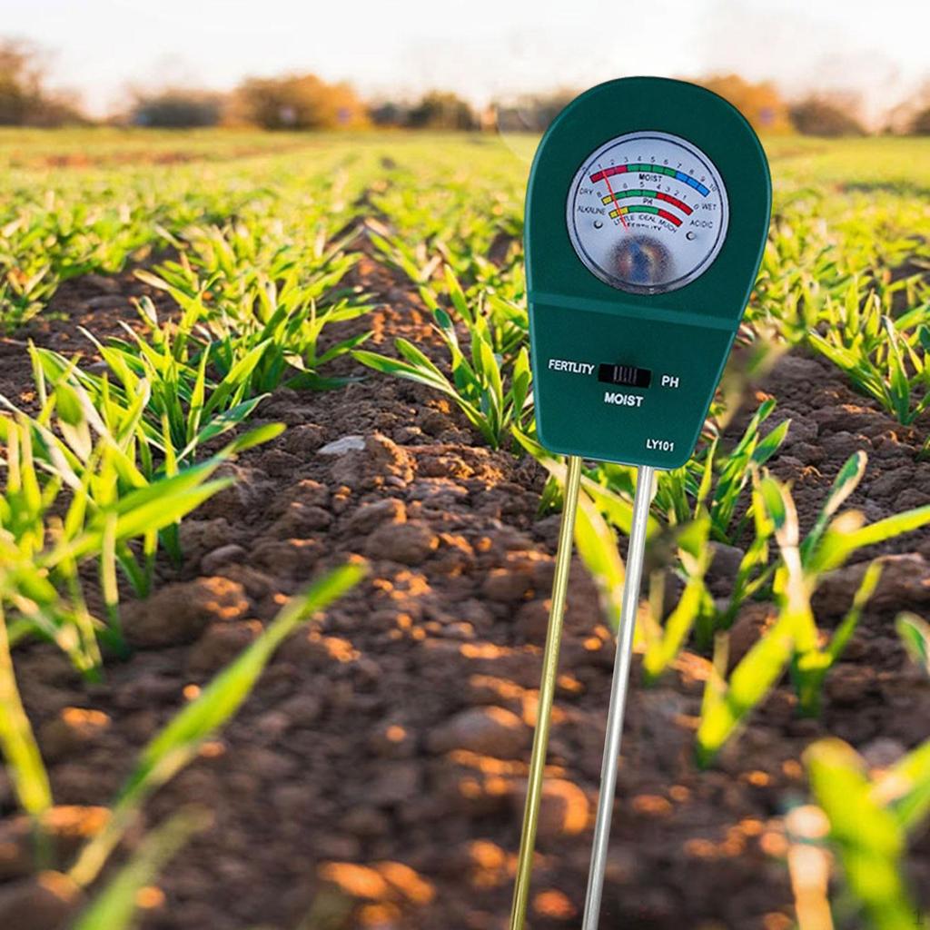 3 In 1 Soil Tester Acidity Humidity Hygrometer Portable Moisture Meter for Backyard No