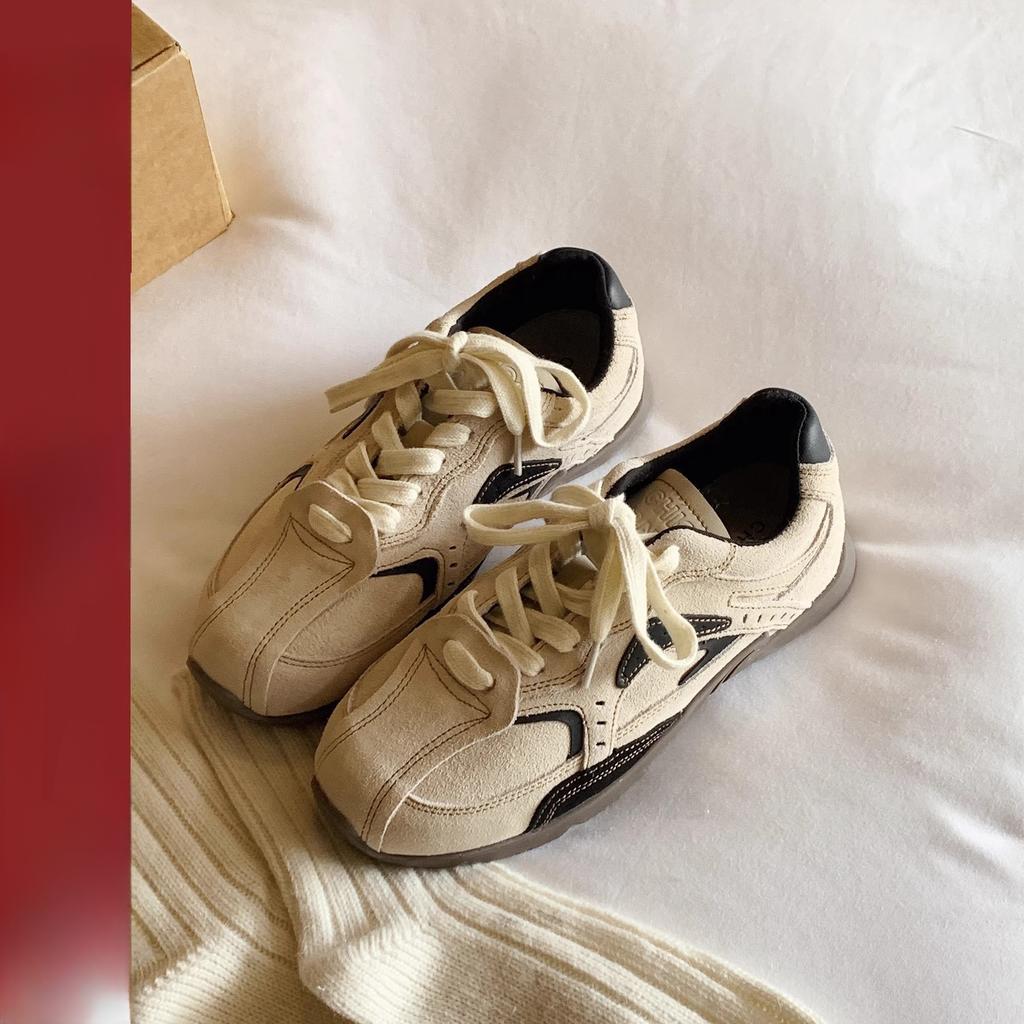 Retro German training shoes flat casual shoes children's models 2025 autumn and winter new popular fashion versatile sports Forrest Gump shoes