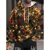 2026 Weihnachts-Hoodies Weihnachtsmann 3D-Druck Herren Damen Hoodie Sweatshirts Lässig Unisex Kapuzenpullover Oberteile Kleidung Mann Pullover