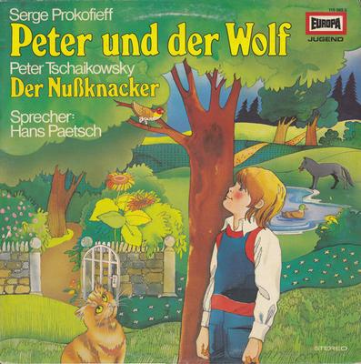 LP Record SERGEI PROKOFIEV  PYOTR ILYICH TCH  Peter Und Der Wolf  Der Nuknacker 1150855 Europa 1975 Germany Childrens Used
