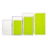 Waterproof Single Side Plastic Fly Box Silicone Pad Insert Fly Storage Fishing Tackle Box Clear Lid Fly Box Container