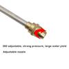 Metal Sprayer Car Washing Sprinkler Zinc Alloy Copper Cleaning Device Garden Drainer Water Saving Pressure Washer Drain Nozzle