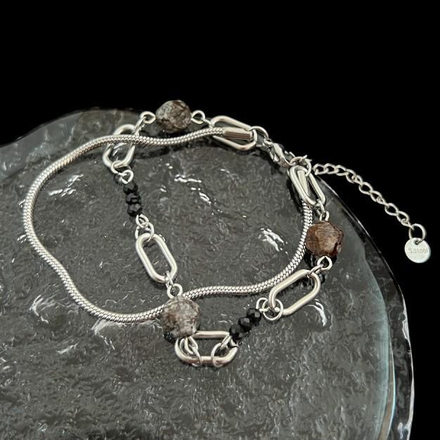 Retro Double-Layer Beaded Bracelet: Stylish, Personalized Japanese-Korean Trend Jewelry
