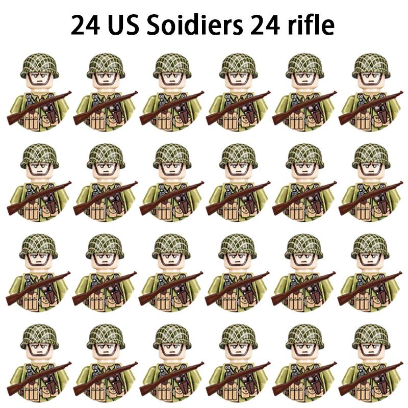 Children's Toys World War II Military Soldiers Mini Action Figures Toy Boy Christmas Gift