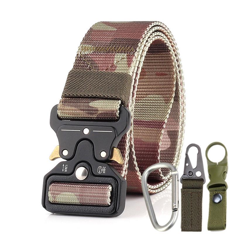 3,8 cm taktischer Gürtel für Herren, Militär-Fan-Taktikgürtel, Outdoor-Trainingsgürtel