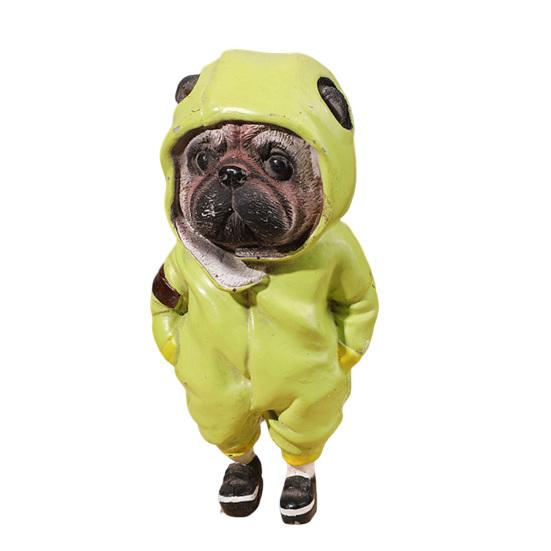Durable Dog Statues Ornamental Dent-resistant Lovely Children's Gift Dog Sculptures Table Decor