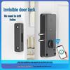 Invisible Smart Card Swipe Remote Control Door Lock - No Drilling Required for Indoor Wooden Doors