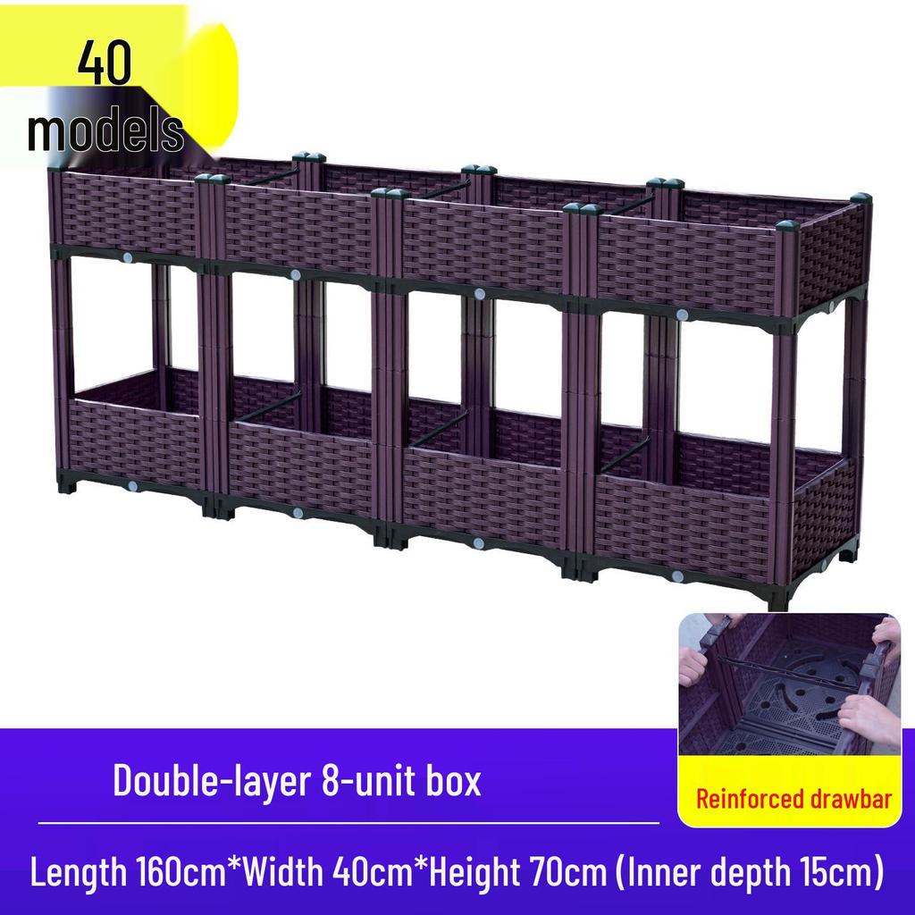 Extra Large Outdoor Balcony & Rooftop Vegetable Planter Box