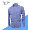 Cel mai vândut transfrontalier Cămașă cu mânecă lungă în carouri 100% bumbac pentru bărbați, Cămașă casual clasică cu nasturi, model Gingham Vichy