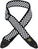 [Genuine Product] ERNIE BALL 4149 Guitar Strap JACQUARD STRAP BK&WH CHECKERED Jacquard Strap Black & White Check