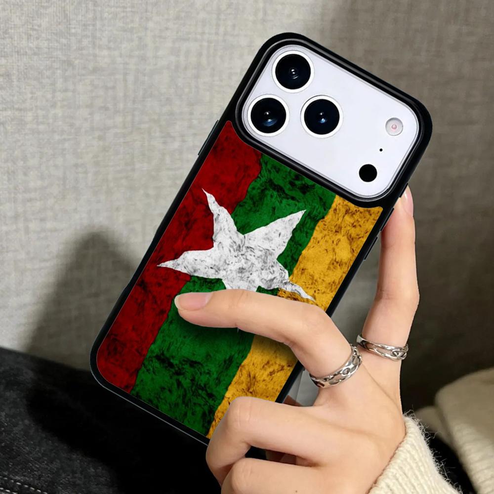 Capa Case for iPhone 17 Air 16 Pro Max 15 Plus 11 13 Mini 14 12 Back Phone Cover Republic of Cameroon Flag