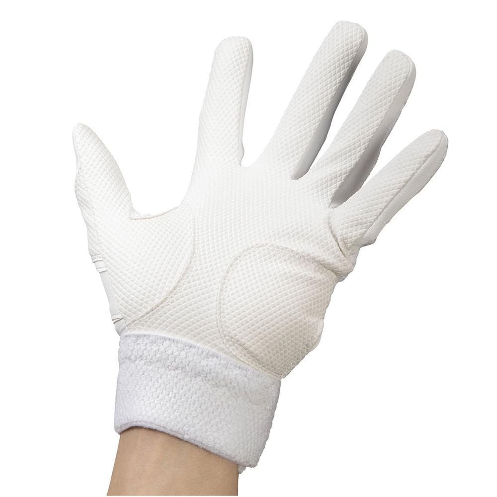 Mizuno Junior Batting Select Nine WG High School Baseball White Gloves, Pair, 1EJEH17010, Approved, (JS/Jr)