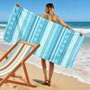 Blue and White Boho Pattern Towel Beach towel quick-drying for travel outdoor sports jogging beach and swimming
