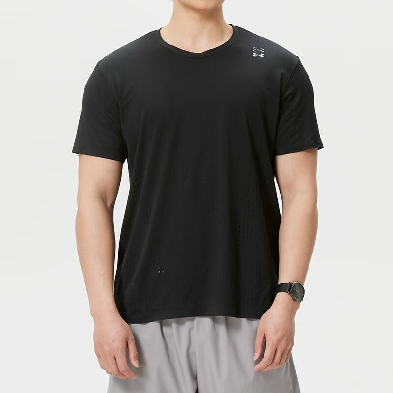 Under Armour Szybkoschnąca oddychająca koszulka z okrągłym dekoltem i krótkim rękawem Męskie topy 6001829-008