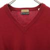 YVES SAINT LAURENT 90s 100% Cashmere Old Long sleeve V neck sweater knit Men's Used