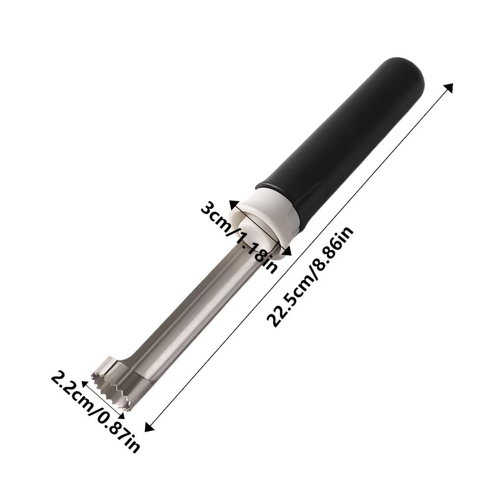 1pc Stainless Steel Apple Corer and Peeler - Dual-Function Fruit Pitter, Ideal for Core Removal and Fruit Separation
