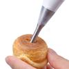 4PCS Pointed Tip Cream Puff Piping Nozzle Long Nozzle Tip Eclair Piping Tip  Cake Cream Puff Filling