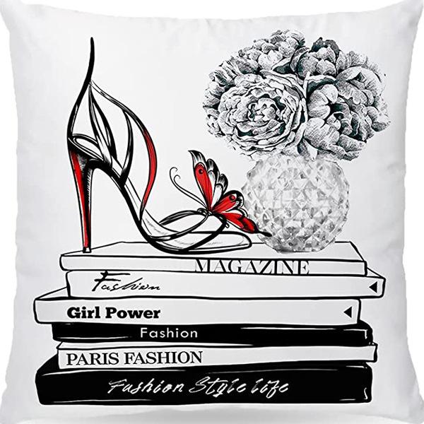 

Perfume Bottle Pillow Cover Fashion Women S Pet Home Sofa Car Ornament French Cushion Cover Premium Durable Quality 45 * 45Cm (without pillow core)