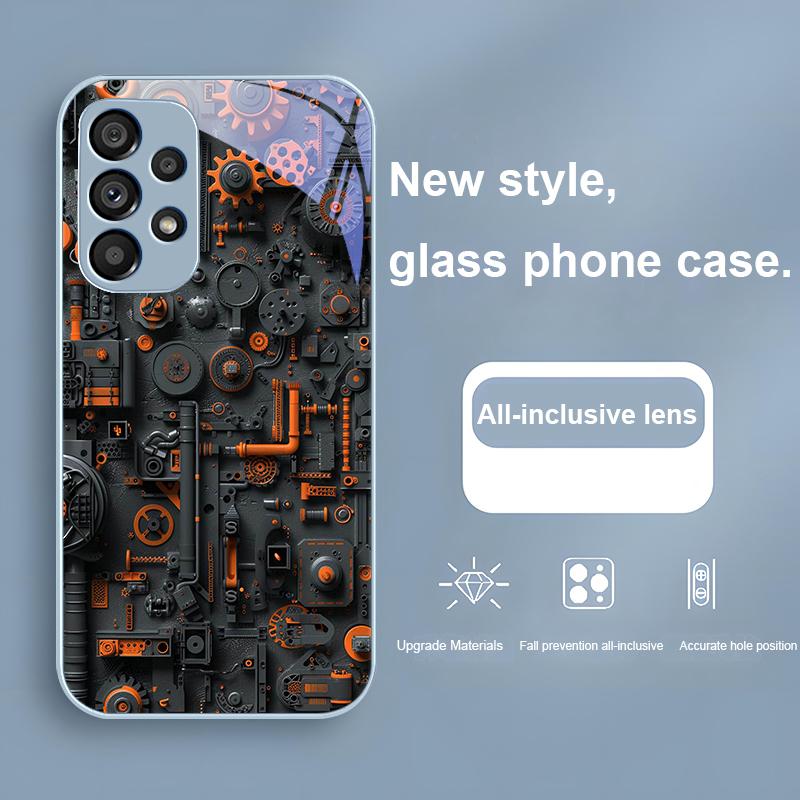 Old Style Drainage Pipe For Samsung Galaxy S24 Plus S20 21 FE S23 Ultra S8 9 A70 72 73 50 51 52 53 Tempered Glass Phone Case