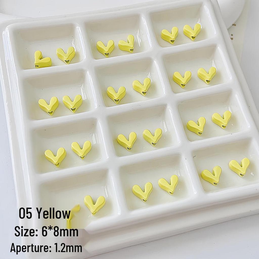 Japanese Heart Beaded Alloy Necklace & Bracelet DIY Kit