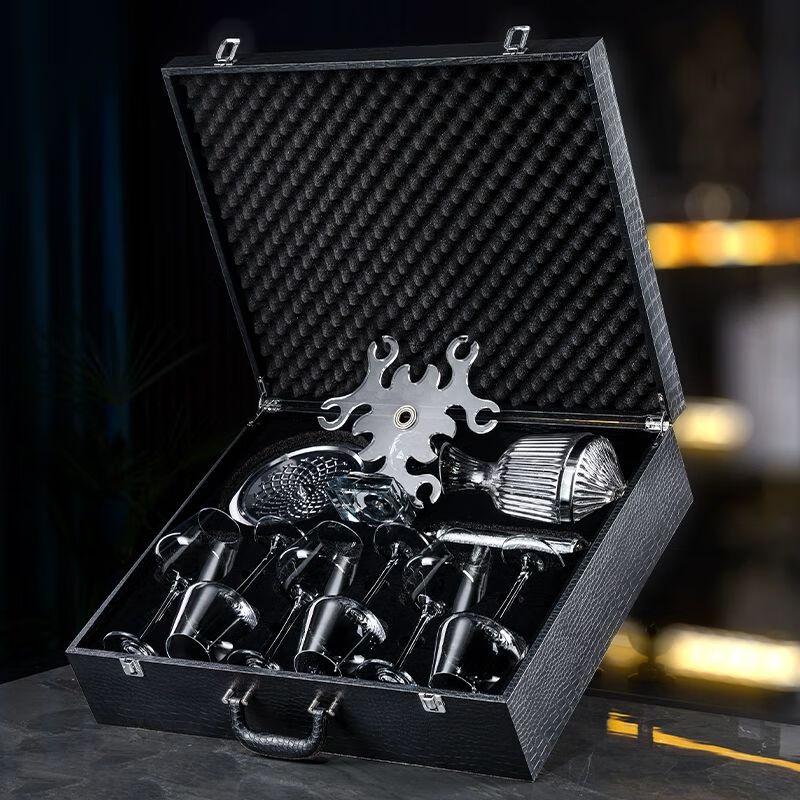 European Crystal Wine Glass & Decanter Set