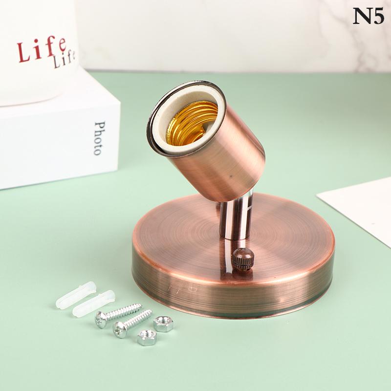 

E27 Универсальный патрон лампы с керамической головкой и поворотным патроном на 180 градусов