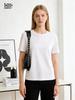 Women T-shirts 2026 Summer Tops Solid Short Sleeve Loose O-neck Casual Ladies Shirts Harajuku Korean Woman Tshirts