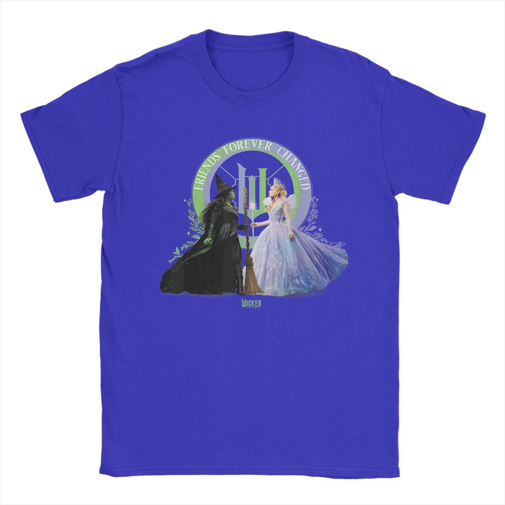 Wicked For Good Glinda and Elphaba Friends Forever Changed T Shirt TShirts Mens Cotton 5XL Clothing Short Sleeve Vintage Tops