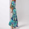 2026 Women's Fashion Slim Fit Printed Pleated Dress