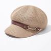 Newsboy Cap Hollow Weave Beret Korean Style Painter Hat Elegant Octagonal Hat  Travel