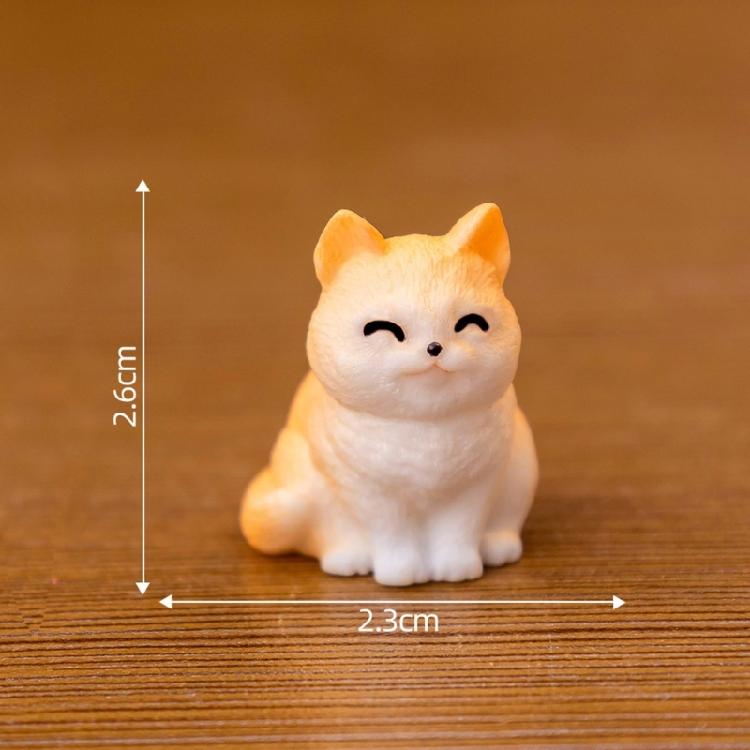 12pcs Detail Cats Model Figure Child Safe Decorative Figurine For Miniature Scene Display And Collector Doll House Props